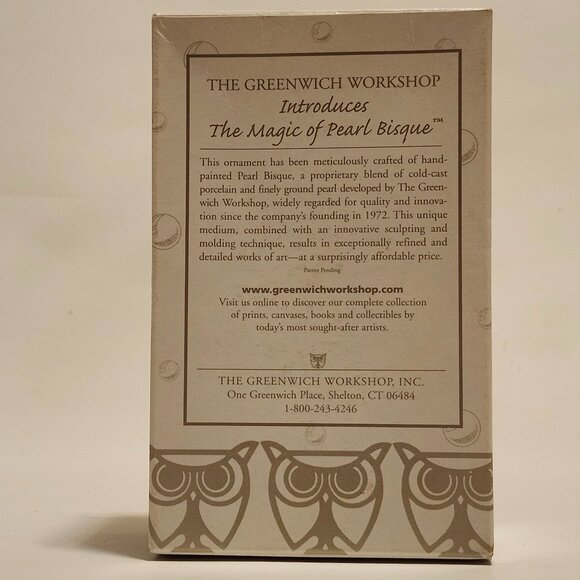 James Christensen OLDE WORLD SANTA CHRISTMAS ORNAMENT Pearl Bisque NIB - Picture 5 of 8